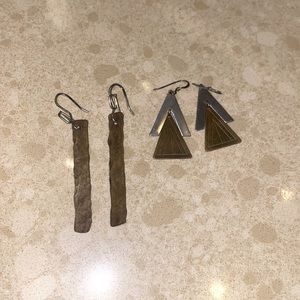 2 sets of earrings for the price of one!